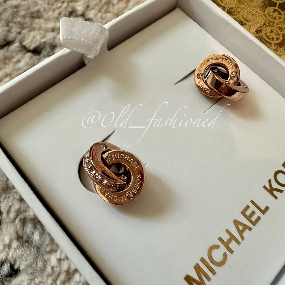 MICHAEL KORS Stainless Steel Stud Earrings